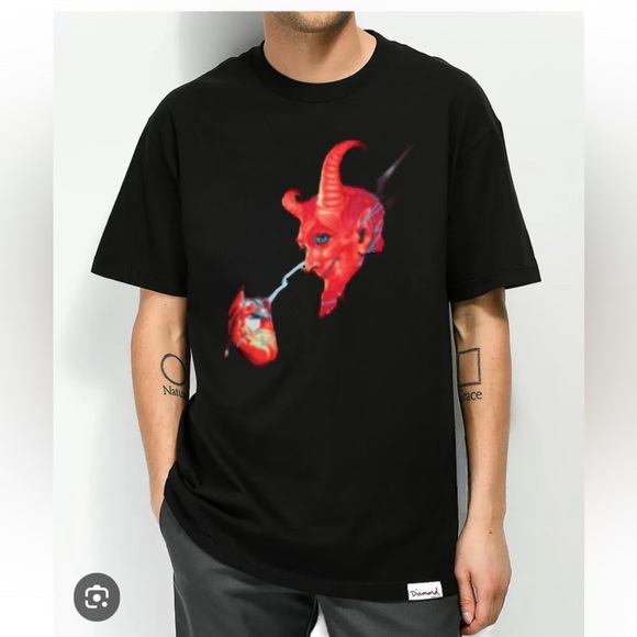 DIAMOND SUPPLY CO. Devil/Demon tee “Mischief” brand new in sealed bag! SMALL - Picture 1 of 1